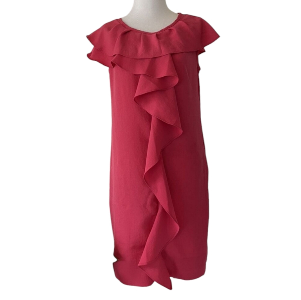 K Studio Collection. Women's. Ruffle Dress. Hot Pink. Size 12. NWT.